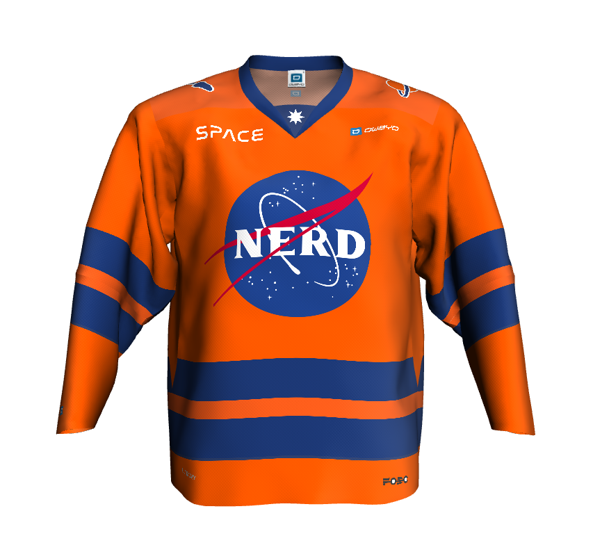 Space Nerd Hockey Jersey