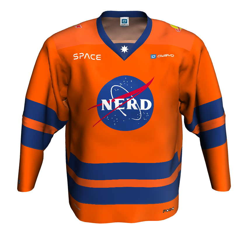 Space Nerd Hockey Jersey