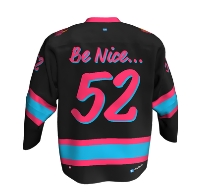 Hattrick Swayze Hockey Jersey  - Neon Sign