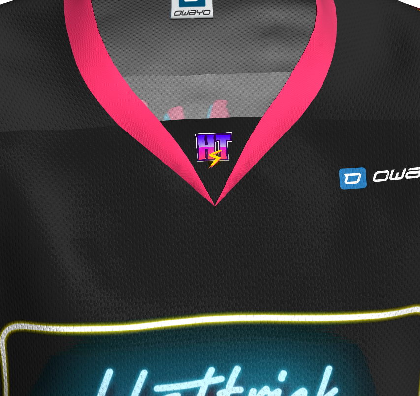 Hattrick Swayze Hockey Jersey  - Neon Sign