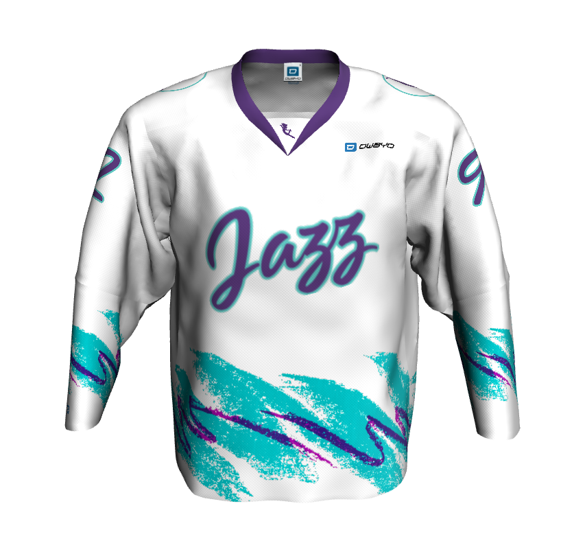 Jazz Hockey Jersey - White